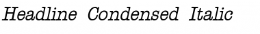 Download Headline-Condensed Font Download Headline-Condensed Font