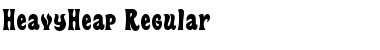 Download Heavy Heap Regular Font