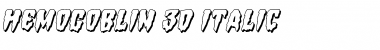 Download Hemogoblin 3D Italic Italic Font