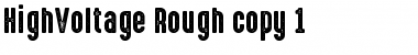Download HighVoltage Rough Regular Font