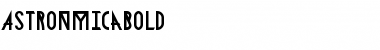 Download AstronmicaBold Font