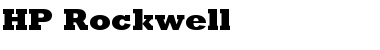 Download HP-Rockwell Regular Font