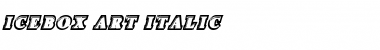 Download Icebox Art Italic Italic Font