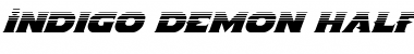 Download Indigo Demon Halftone Italic Font Download Indigo Demon Halftone Italic Font