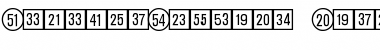 Download CatalogNumbers DB Regular Font