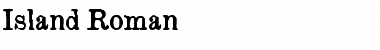 Download Island Roman Font Download Island Roman Font