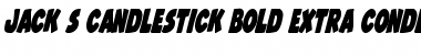 Download Jack's Candlestick Bold Extra-condensed Bold Extra-condensed Font