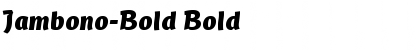Download Jambono-Bold Font