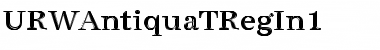Download URWAntiquaTRegIn1 Regular Font