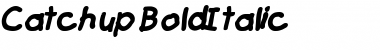 Download Catchup BoldItalic Font