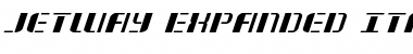 Download Jetway Expanded Italic Font Download Jetway Expanded Italic Font