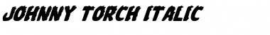 Download Johnny Torch Italic Italic Font