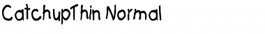 Download CatchupThin Normal Font