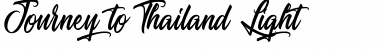 Download Journey to Thailand Light Font
