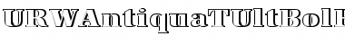 Download URWAntiquaTUltBolRe1 Regular Font