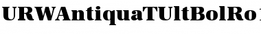 Download URWAntiquaTUltBolRo1 Regular Font