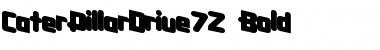 Download CaterPillarDrive72 Bold Font