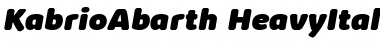 Download Kabrio Abarth Font