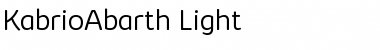 Download Kabrio Abarth Light Font