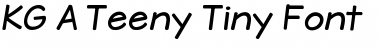 Download KG A Teeny Tiny Font Regular Font