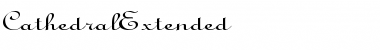 Download CathedralExtended Regular Font