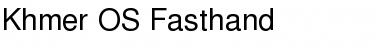 Download Khmer OS Fasthand Regular Font
