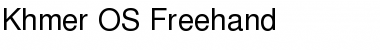 Download Khmer OS Freehand Regular Font