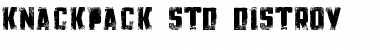 Download Knackpack_Std_Distroy Regular Font