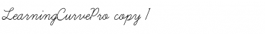 Download Learning Curve Pro Font