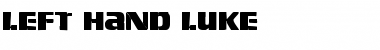 Download Left Hand Luke Font