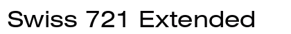 Swiss 721 Extended Font Swiss 721 Extended Font Preview