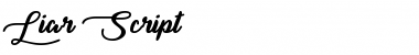 Download Liar Script Font