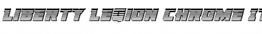Download Liberty Legion Chrome Italic Italic Font Title Preview