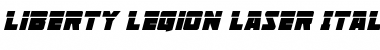 Download Liberty Legion Laser Italic Italic Font Title Preview
