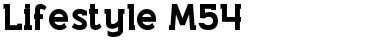 Download Lifestyle M54 Regular Font Title Preview Download Lifestyle M54 Regular Font Title Preview