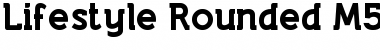 Download Lifestyle Rounded M54 Regular Font Title Preview
