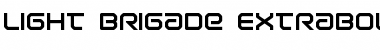Download Light Brigade ExtraBold ExtraBold Font Title Preview