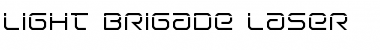 Download Light Brigade Laser Regular Font Title Preview