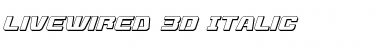 Download Livewired 3D Italic Italic Font Title Preview