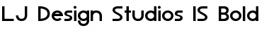 Download LJ Design Studios IS bold Font Title Preview