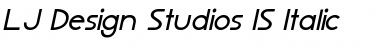 Download LJ Design Studios IS Italic Font Title Preview