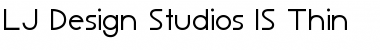Download LJ Design Studios IS Thin Font Title Preview