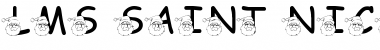 Download LMS Saint Nick Regular Font Title Preview