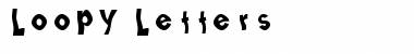 Download Loopy Letters Regular Font Title Preview