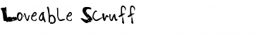 Download Loveable Scruff Regular Font Title Preview