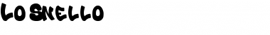 Download Lo_Snello Regular Font Title Preview