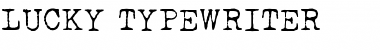 Download LUCKY TYPEWRITER Normal Font Title Preview