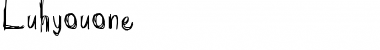Download Luhyouone Regular Font Title Preview