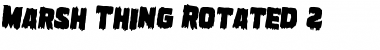 Download Marsh Thing Rotated 2 Regular Font