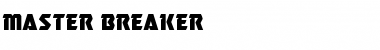 Download Master Breaker Regular Font